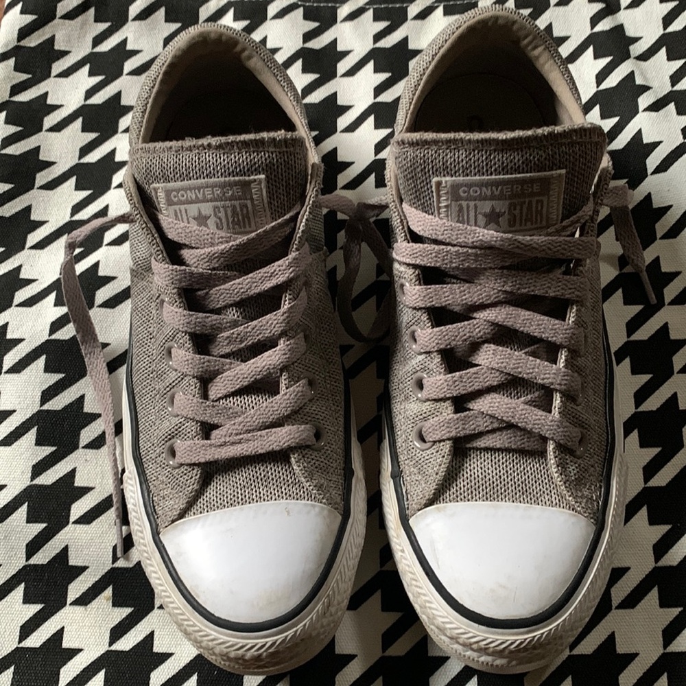 Converse All Star, Gray Sneakers, Women’s 8.